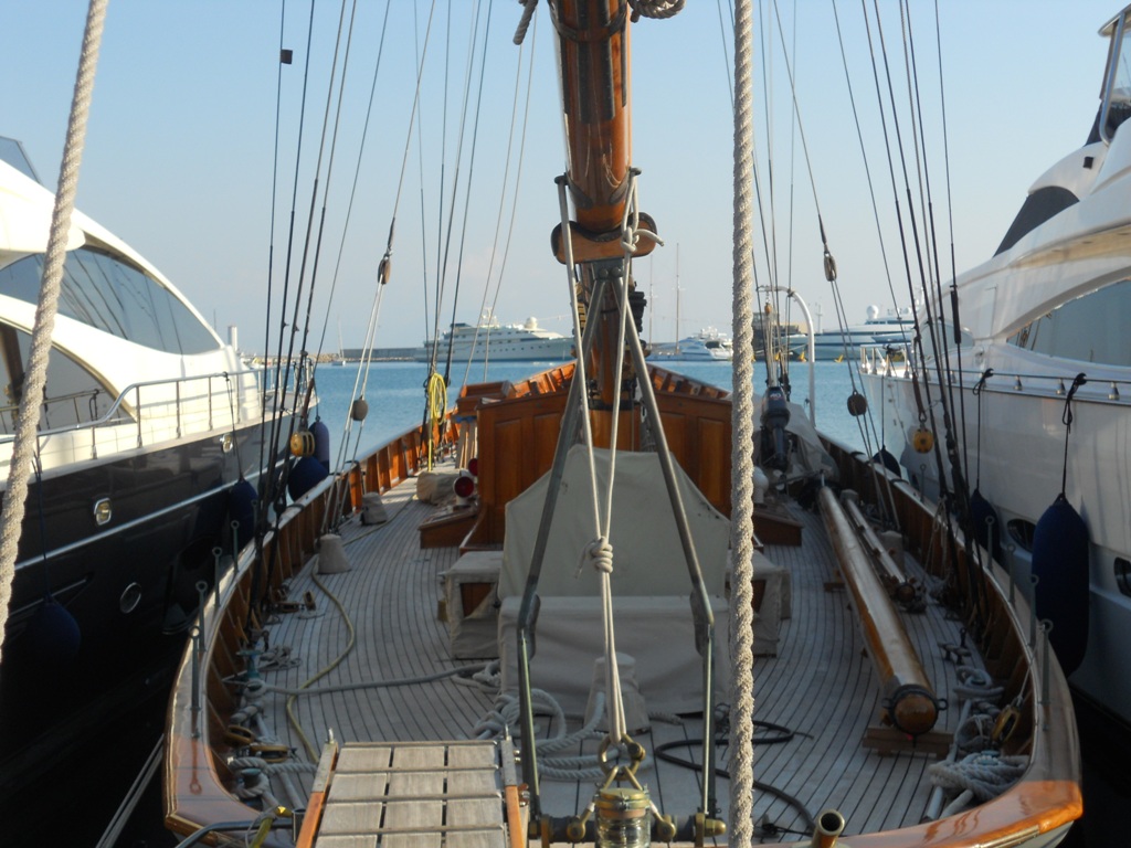 Boat in the port of Nice
